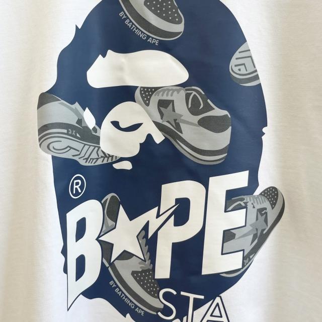 Bape Ape letters loafers pattern short-sleeved T-shirt