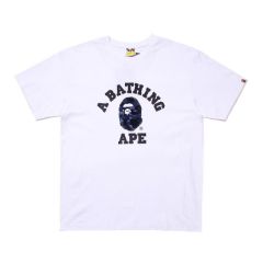 Bape Camouflage Little Ape Head Text Print Short Sleeve