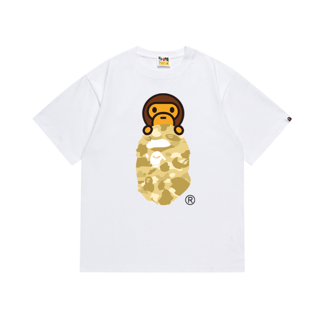 Bape Camouflage Monkey Ape Head Pattern Tee 8 colors