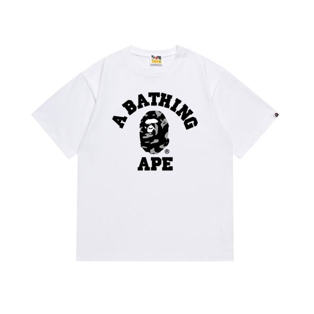 Bape Knockout Camo Ape Small Head Print Tee 4 colors