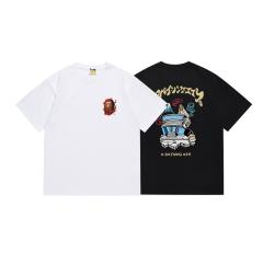 Bape store behind the flaming ape head Mt. Fuji Tee 2 colors