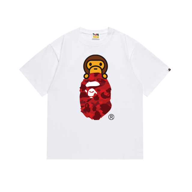 Bape Camouflage Monkey Ape Head Pattern Tee 8 colors