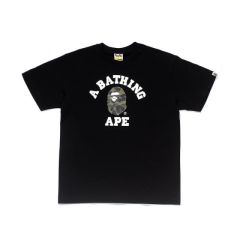 Bape Camouflage Little Ape Head Text Print Short Sleeve
