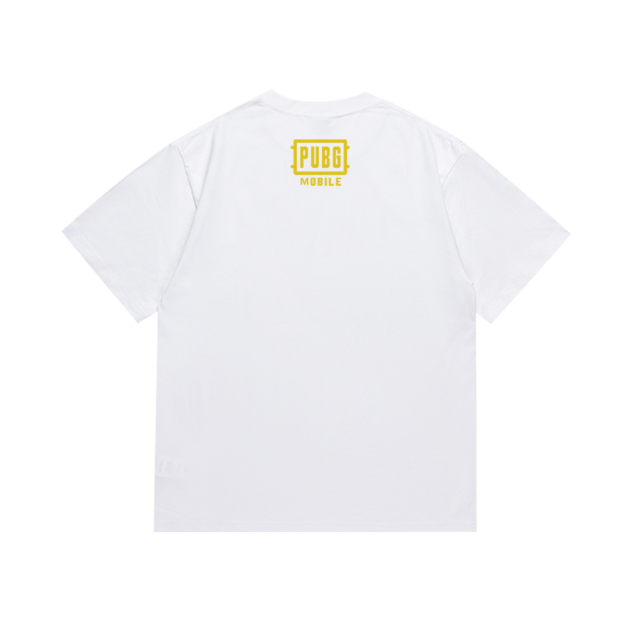 Bape PUBG Co-Branded Orange Camouflage Ape Head Tee 2 colors