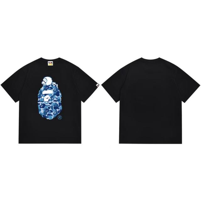 Bape Multicolor Big Ape Head Print Tee 9 colors