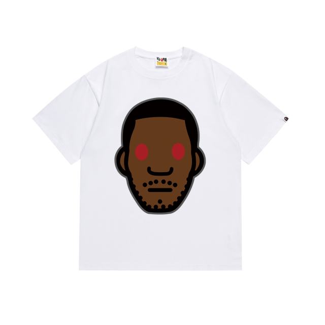 Bape Co-branded cartoon character print Tee 2 colors