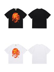 Bape Flaming Ape Head Print Tee 2 colors