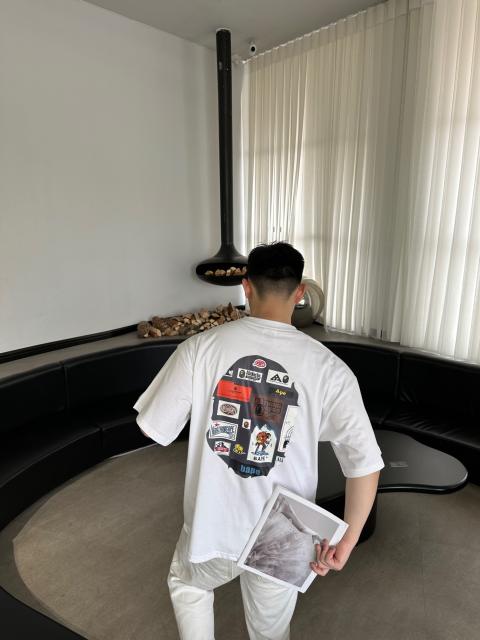 Bape Signature Graffiti Print Short Sleeve Tee 2 colors