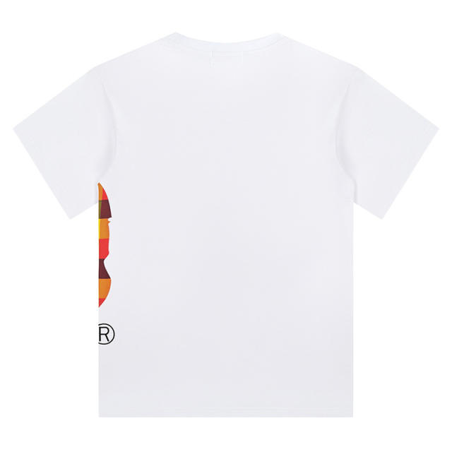 Bape Side Check Big Ape Head Print Tee 4 colors