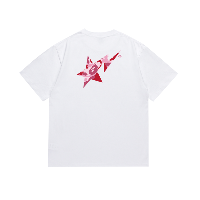 Bape STA Camouflage Lightning Star Letter Tee 6 colors