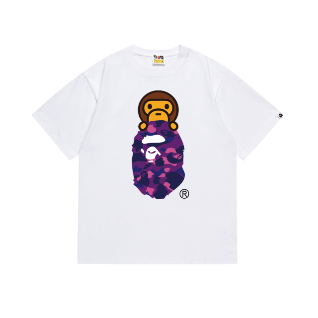 Bape Camouflage Monkey Ape Head Pattern Tee 8 colors