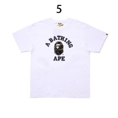 Bape Camouflage Little Ape Head Text Print Short Sleeve
