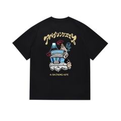 Bape store behind the flaming ape head Mt. Fuji Tee 2 colors