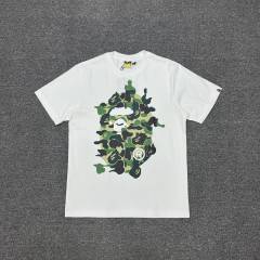 1:1 Quality Bape Reinvented Camouflage Ape Big Head Print Tee 6 colors