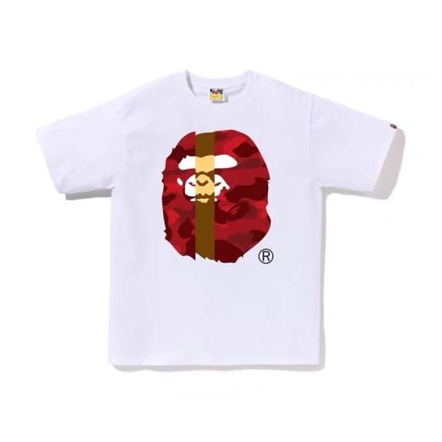 Bape Patchwork Camouflage Ape Head Print Tee 8 colors