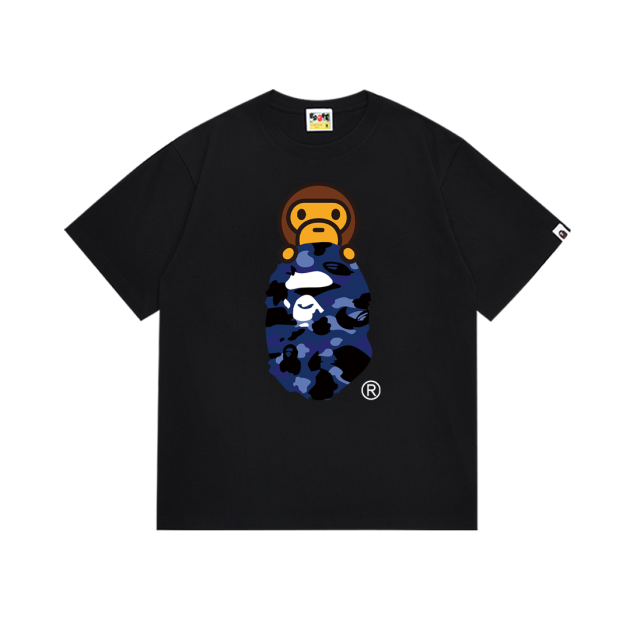 Bape Camouflage Monkey Ape Head Pattern Tee 8 colors