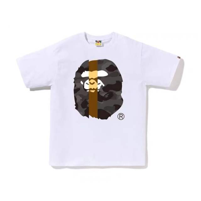 Bape Patchwork Camouflage Ape Head Print Tee 8 colors