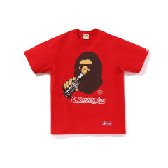 Bape Man Drinking Coke Print tee 3 Colors