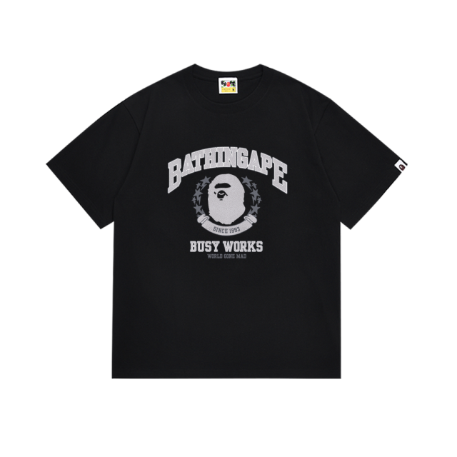 Bape Burst Letter Ape Badge Tee 2 colors
