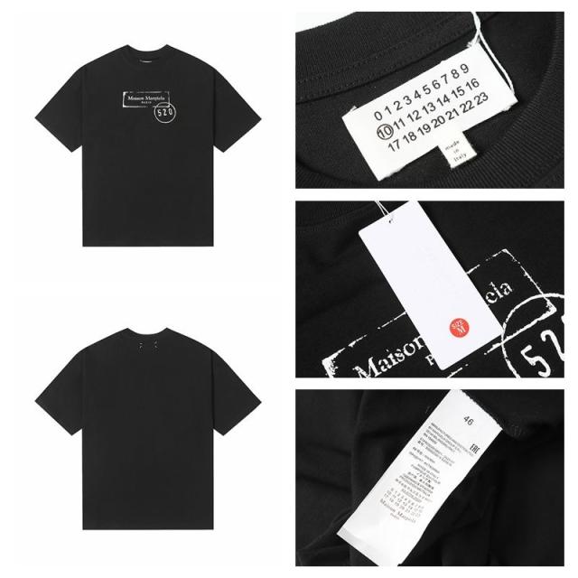 Maison Margiela MM6 T-Shirt Black White