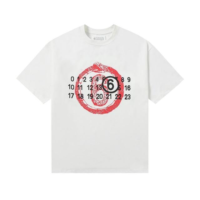 Maison Margiela MM6 T-Shirt Black White