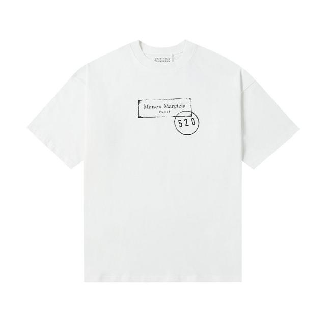 Maison Margiela MM6 T-Shirt Black White