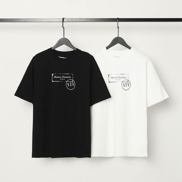 Maison Margiela MM6 T-Shirt Black White