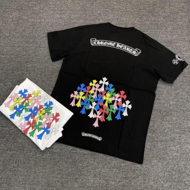 1:1 quality CH Colorful Cross tee