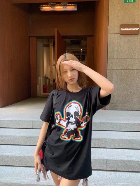 1:1 quality CH Skull Print tee 2 colors