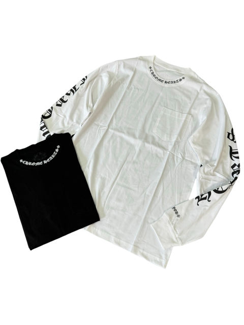 1:1 quality CH Neckline Printed Floral Arm Long Sleeve T-Shirt 2 colors