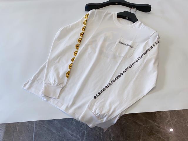 1:1 quality CH Gold Disc Cross Long Sleeve T-shirt 2 colors
