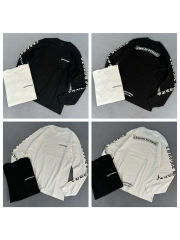 1:1 quality CH Scroll Logo Long Sleeve T-Shirt 2 colors