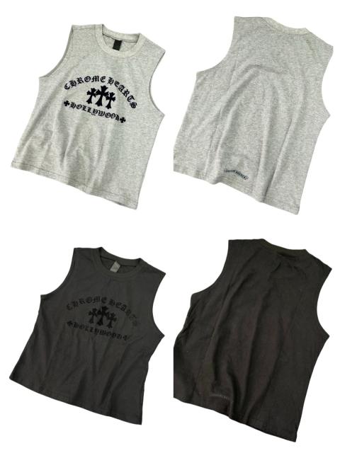 1:1 quality CH Flocked Printed Vest 2 colors for girls