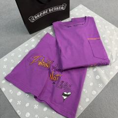 1:1 quality CH Graffiti Collection Purple Long Sleeve T-Shirt & skirt set