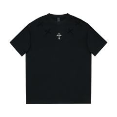 1:1 quality CH Metal Logo tee 4 colors