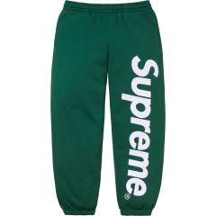 SUPREM* SATIN APPLIQUÉ APPLIQUE HOODED SWEATSHIRT HOODIE