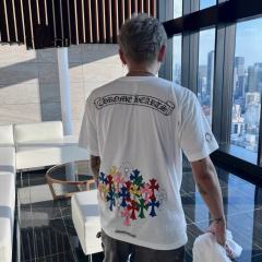 1:1 quality CH Colorful Cross tee