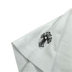 1:1 quality CH Embroidered Letter Tee 2 colors