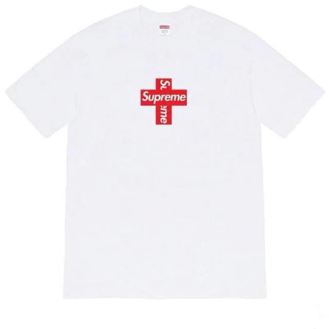 Suprem* Cross Box Logo T-Shirt