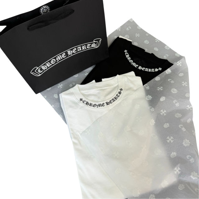 1:1 quality CH Neckline Printed Floral Arm Long Sleeve T-Shirt 2 colors