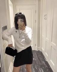 1:1 quality CH Embroidered Long Sleeve T-shirt for girls