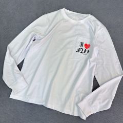 1:1 quality CH Love Sanskrit Letter Long Sleeve T-Shirt