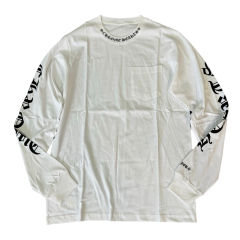 1:1 quality CH Neckline Printed Floral Arm Long Sleeve T-Shirt 2 colors