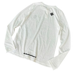 1:1 quality CH Embroidered Long Sleeve T-shirt for girls