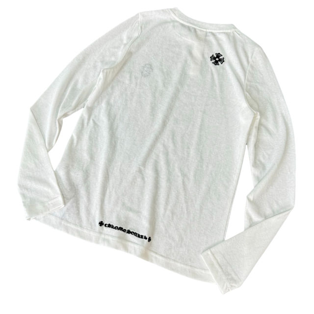 1:1 quality CH Embroidered Long Sleeve T-shirt for girls