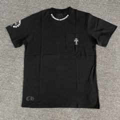 1:1 quality CH Cross Sanskrit Round Neck tee 2 colors