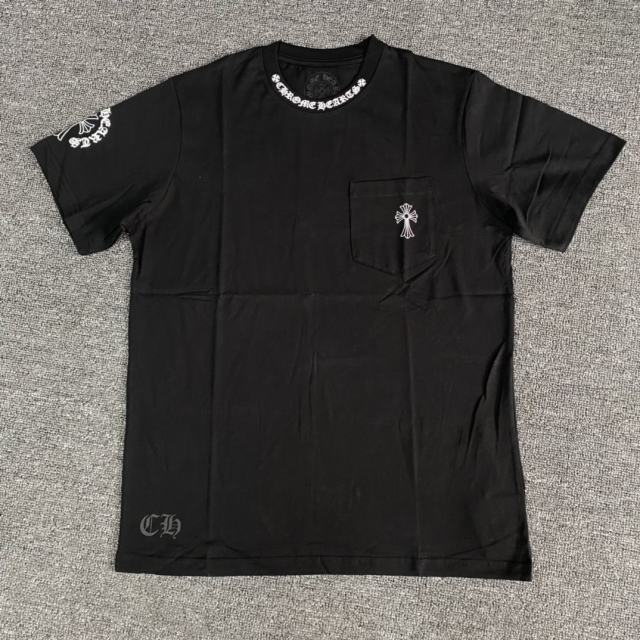 1:1 quality CH Cross Sanskrit Round Neck tee 2 colors