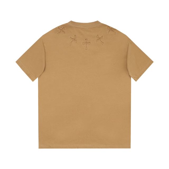 1:1 quality CH Metal Logo tee 4 colors