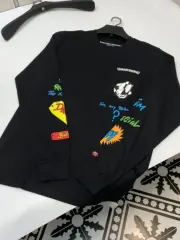 1:1 quality CH Colorful cartoon style Printed long sleeves