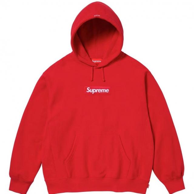 SUPREM* BOX LOGO HOODIE RED